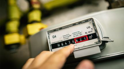 Gaszählerstände per Selbstablesung melden