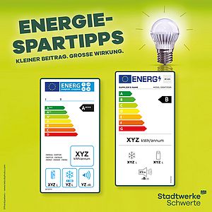 Abbildung vom neuen und alten EU-Energielabel